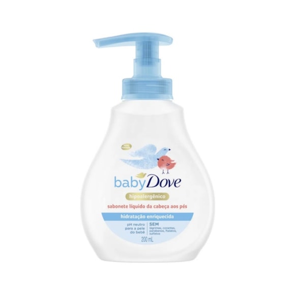 Sabonete Líquido Infantil Dove Baby Hidratação Enriquecida 200ml