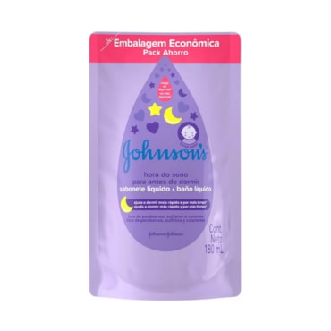 Sabonete Líquido Johnson E Johnson Baby Hora Do Sono Refil 180ml