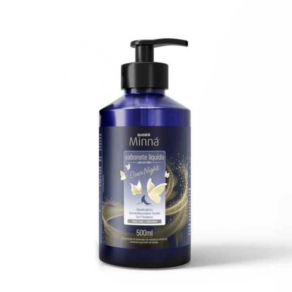 Sabonete Líquido Minná Mãos Pump Over Night 500ml