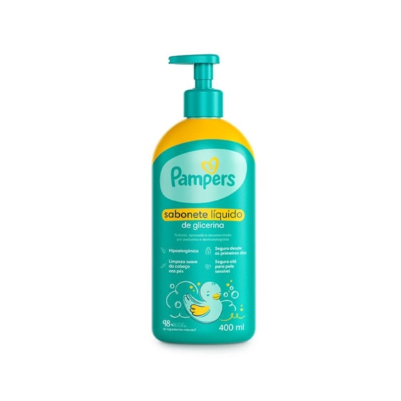 Sabonete Líquido Pampers Corporal Glicerina 400ml