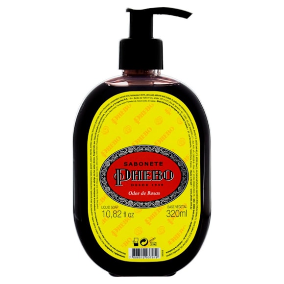 Sabonete Líquido Phebo Odor De Rosas 320ml