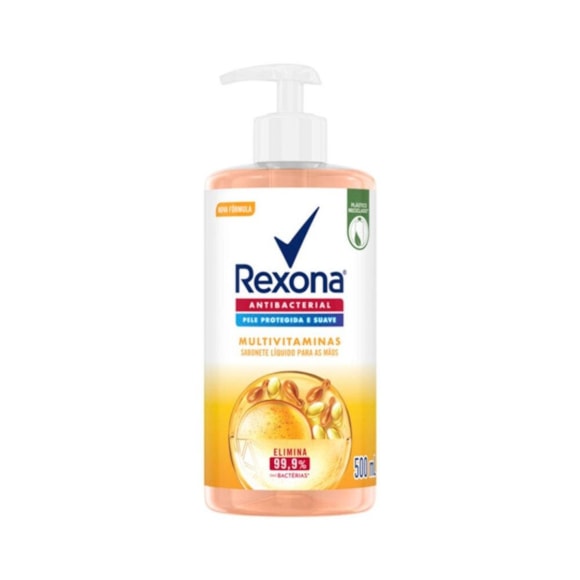 Sabonete Líquido Rexona Antibacterial Multivitaminas 500ml