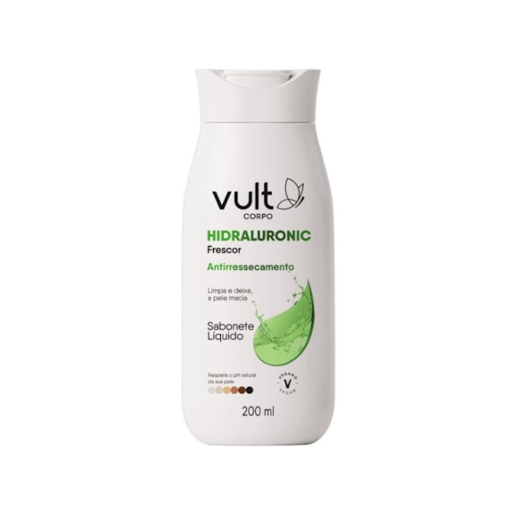 Sabonete Líquido Vult Corporal Glicerina Frescor 200ml