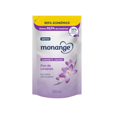 Sabonete Monange Flores De Lavanda Refil 200ml