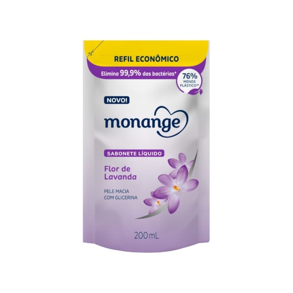 Sabonete Monange Flores De Lavanda Refil 200ml