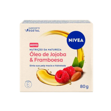 Sabonete Nivea Nutrição da Natureza Óleo de Jojoba & Framboesa 80g
