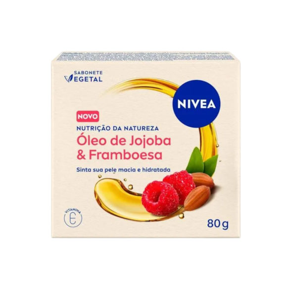 Sabonete Nivea Nutrição da Natureza Óleo de Jojoba & Framboesa 80g