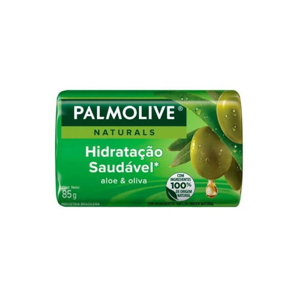 Sabonete Palmolive Naturals Lanolina e Óleo De Amêndoas 85g