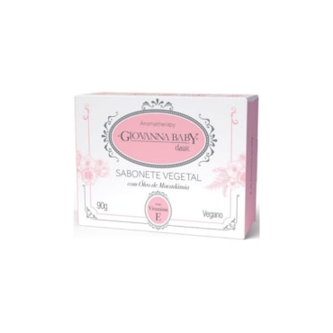 Sabonete Vegetal Retangular Giovanna Baby Classic 90g