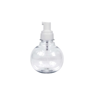 Saboneteira Santa Clara Bolinha Transparente Válvula Espuma 180ml