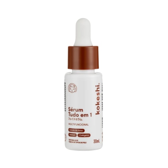 Sérum Facial Multifuncional Kokeshi Tudo em 1 30ml