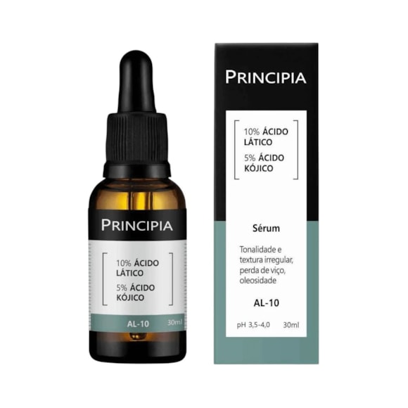 Serum Facial Principia Skincare 10% Ácido Lático + 5% Ácido Kójiko Al-10 com 30ml