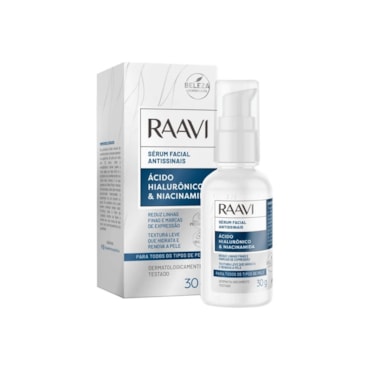 Sérum Facial Raavi Antissinais Ácido Hialurônico 30gr
