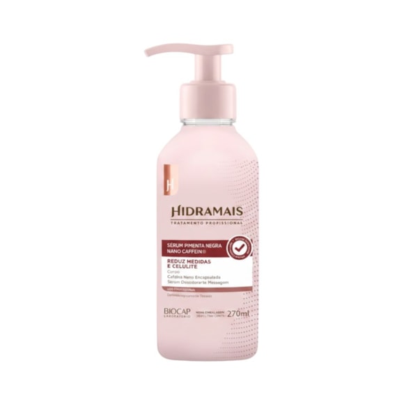 Sérum Massagem Corporal Hidramais Pimenta Negra Nano Caffein 200ml