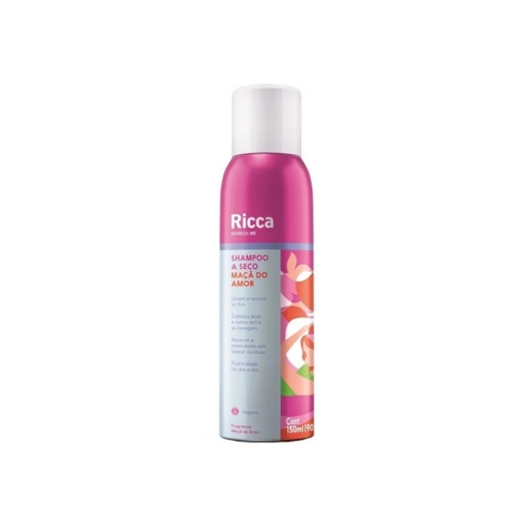 Shampoo A Seco Ricca Maça Amor 150ml
