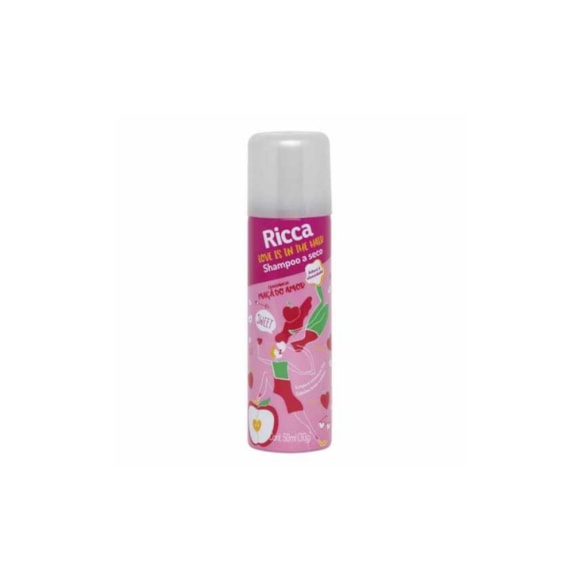 Shampoo A Seco Ricca Maça Do Amor 50ml