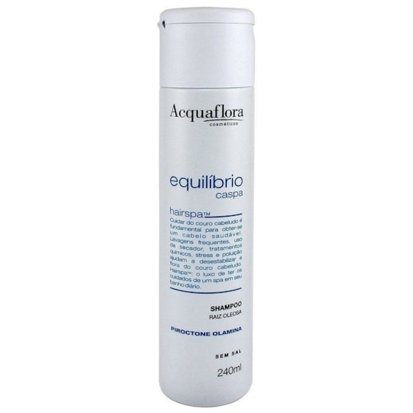 Shampoo Acquaflora Equilibrio Caspa Normais E Mistos 300Ml