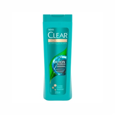 Shampoo Anticaspa Clear Detox Diario 200Ml