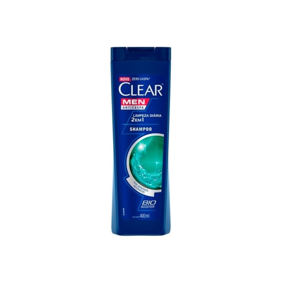 Shampoo Anticaspa Clear Men Limpeza Diaria 2X1