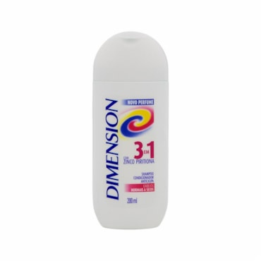 Shampoo Anticaspa Dimension 3X1 Normal Seco