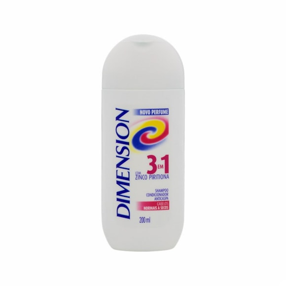 Shampoo Anticaspa Dimension 3X1 Normal Seco