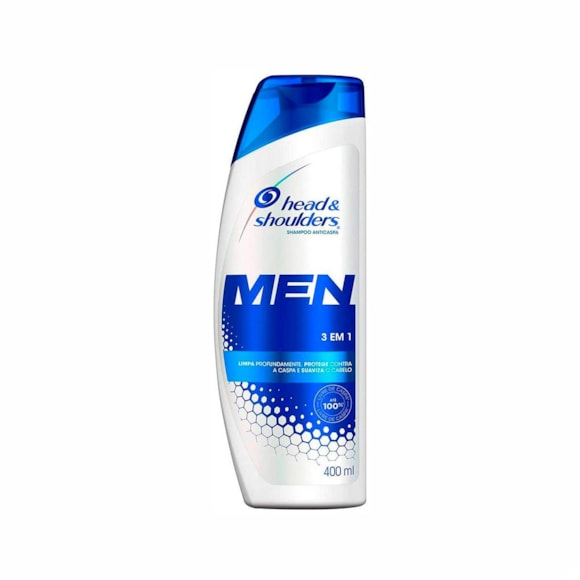 Shampoo Anticaspa Head & Shoulders Homem 3X1 200ml 