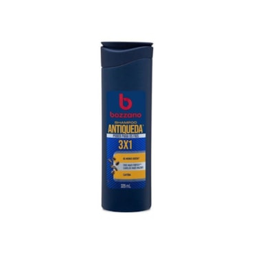 Shampoo Antiqueda 3x1 Bozzano Cafeína