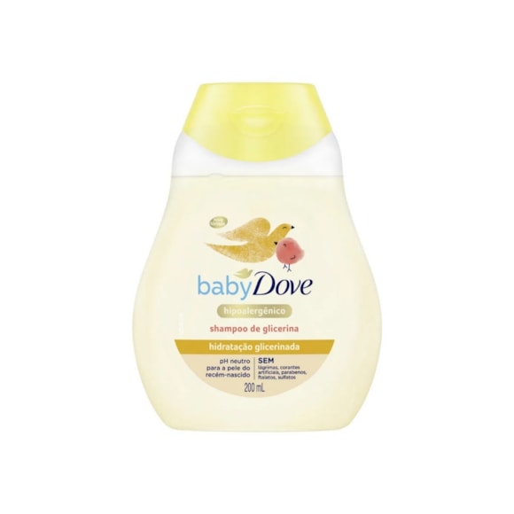 Shampoo Dove Baby Hidratação Glicerinada 200ml 