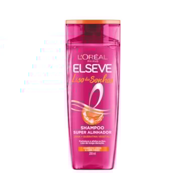 Shampoo Elseve Liso Dos Sonhos AHA + Queratina Vegetal