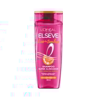 Shampoo Elseve Liso Dos Sonhos AHA + Queratina Vegetal