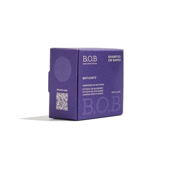 Shampoo em Barra B.O.B. Bars Matizante 80gr