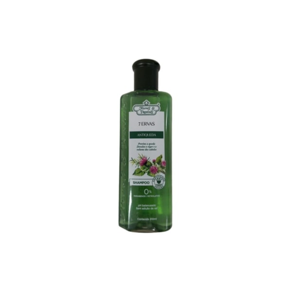 Shampoo Flores E Vegetais Antiqueda Sete Ervas 300Ml