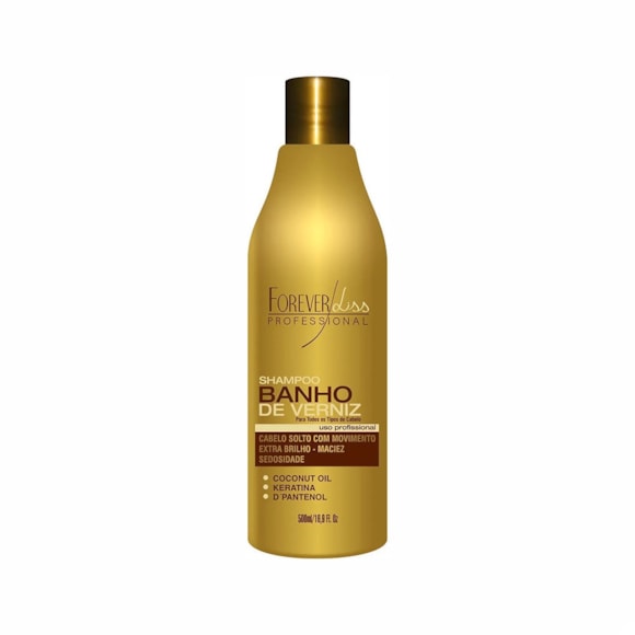 Shampoo Forever Liss Banho De Verniz 500Ml 