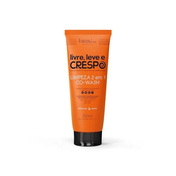 Shampoo Forever Liss Livre Leve E Crespo Co Wash 250ml