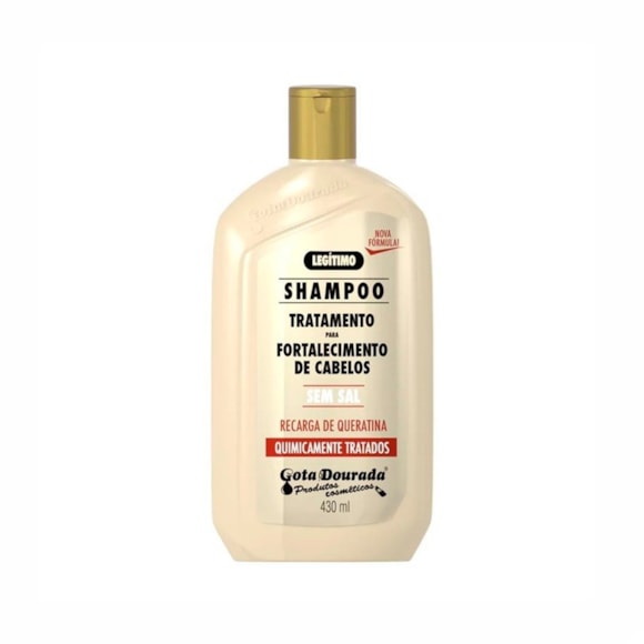 Shampoo Gota Dourada Quimicamente Tratados 430Ml
