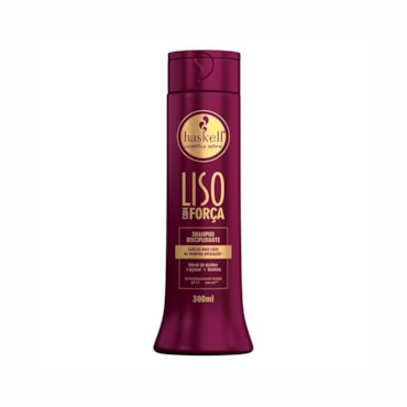 Shampoo Haskell Liso Com Força 300ml