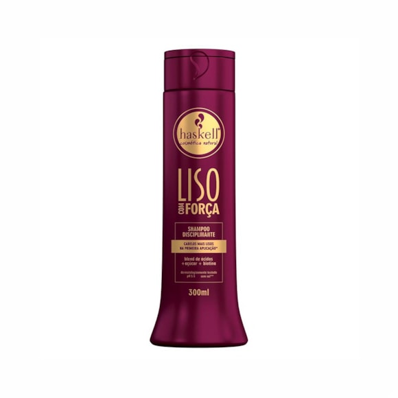 Shampoo Haskell Liso Com Força 300ml