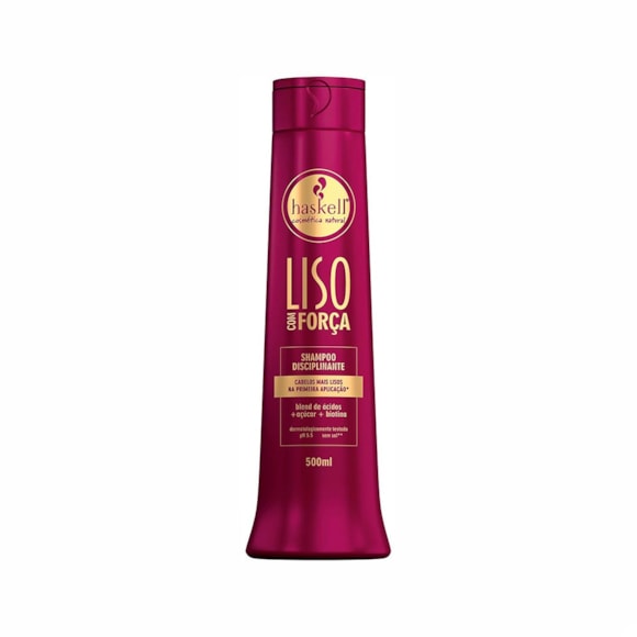 Shampoo Haskell Liso Com Força 500ml