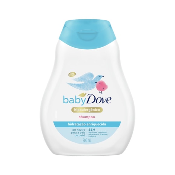 Shampoo Infantil Dove Baby Hidratação Enriquecida 200ml