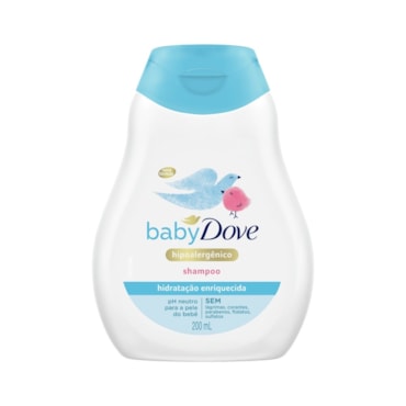 Shampoo Infantil Dove Baby Hidratação Enriquecida 200ml