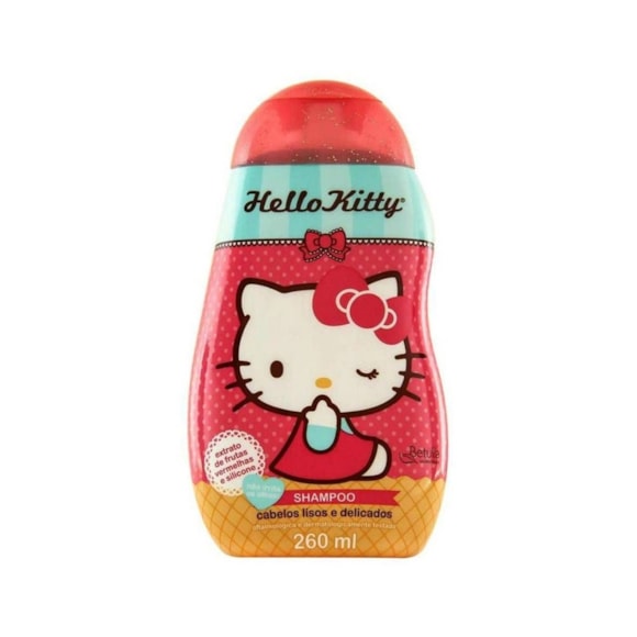 Shampoo Infantil Hello Kitty Cabelos Lisos E Delicados 260Ml