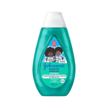 Shampoo Infantil para Cabelos Crespos Johnson's Blackinho Poderoso 200ml