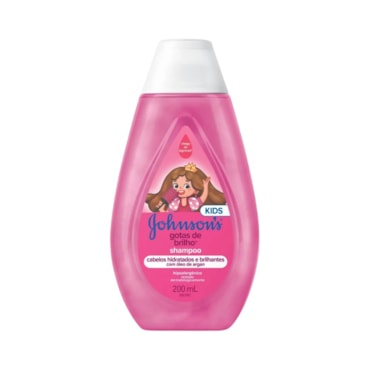 Shampoo Johnsons Baby Gotas de Brilho 200ml