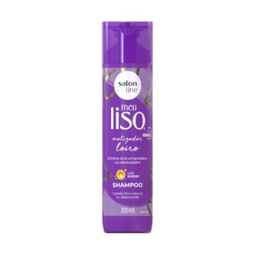 Shampoo Meu Liso Matizador Loiro Salon Line 300ml
