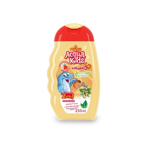 Shampoo Nazca Acqua Kids 2x1 Maçã E Camomila 250ml