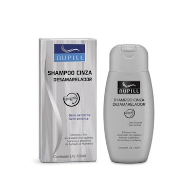 Shampoo Nupill Cinza Desamarelador 120Ml