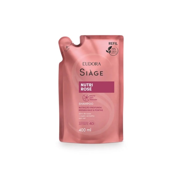 Shampoo Siàge Nutri Rosé Refil 400ml
