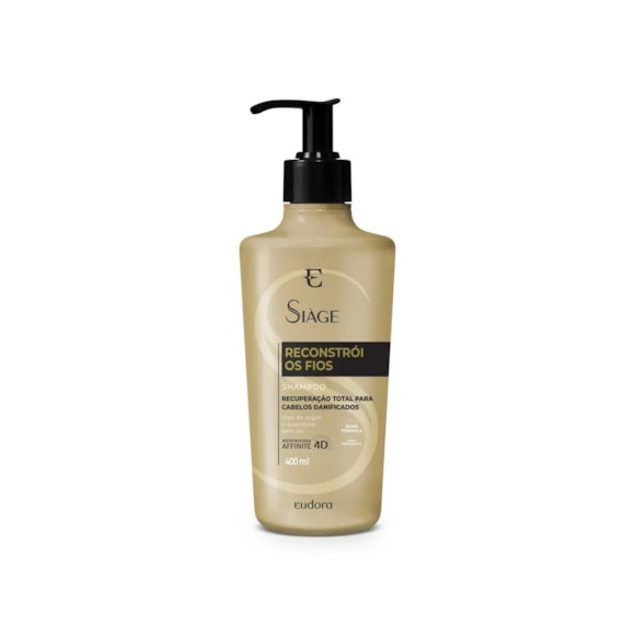 Shampoo Siàge Reconstrói Os Fios 400ml