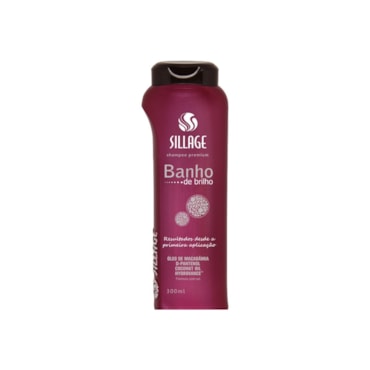 Shampoo Sillage Premium Banho de Brilho 300ml