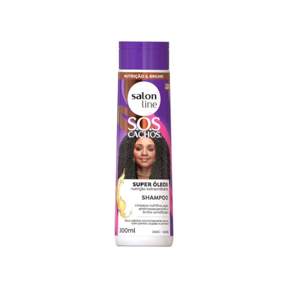 Shampoo SOS Cachos Super Óleos Salon Line 300ml